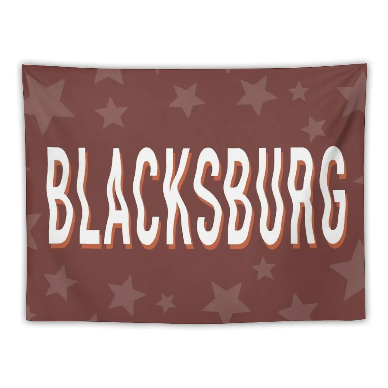 Blacksburg Stars Tapestry Funny Home Decorations Aesthetic Things To The Room Tapestry