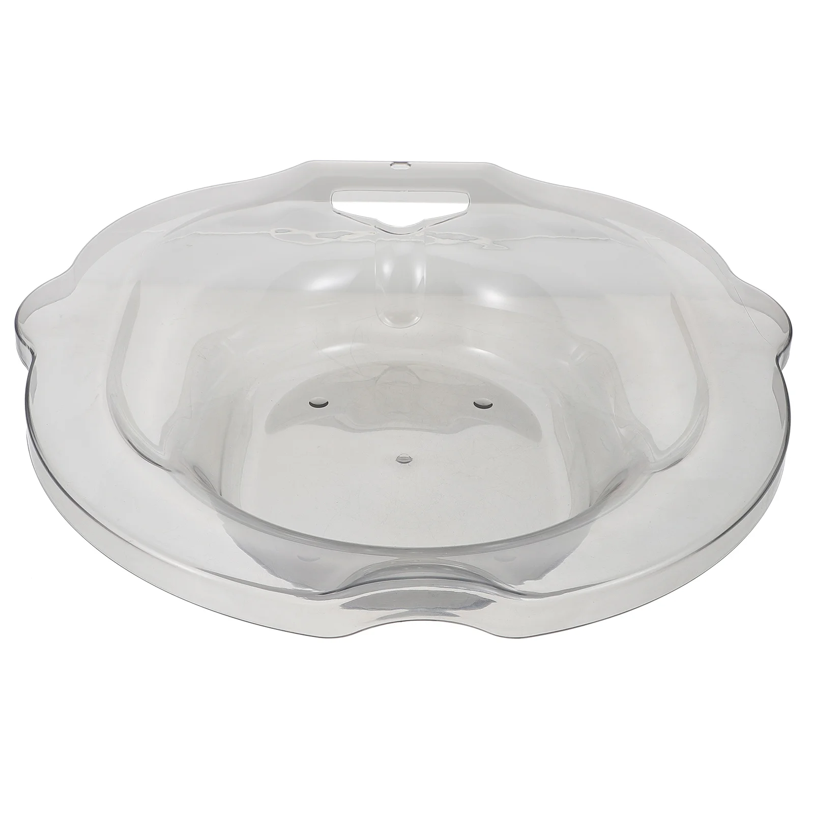 

Sitz Toilet Seat Postpartum Care Basin Pregnant Women Wash Basin Buttocks Bath Pp Material Anti Overflow Hole Lavender Sitz