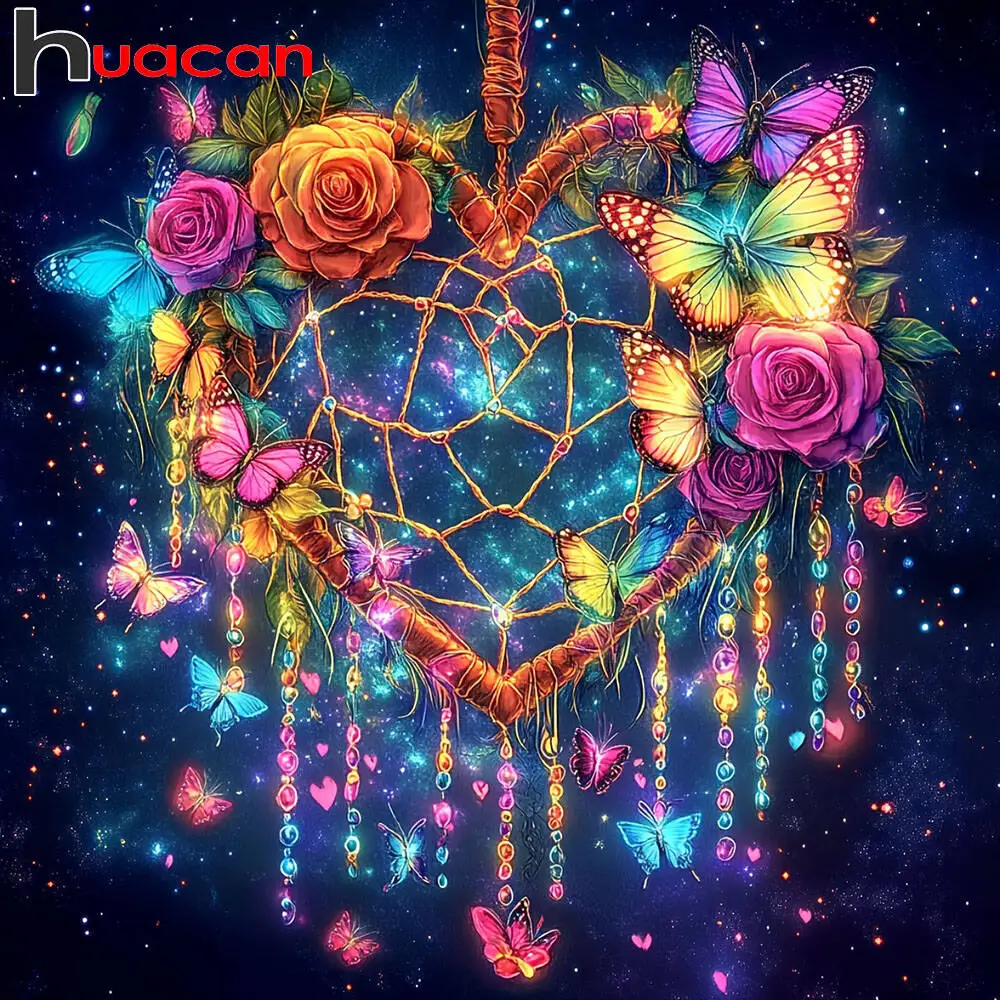 Huacan 2025, neue Kollektion, Diamant-Gemälde, Delphin, Himmel, Diamant-Stickerei, Meer, Sonnenuntergang, Mosaik, Kunst, Dekoration, Gemälde