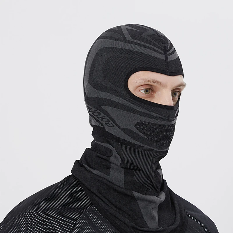 Cagoule de moto intégrale pour homme, masque facial respirant, cagoule de motocross, casque de cyclisme, capuche de cou, été