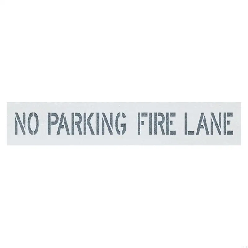 

Upgrades Lane No Parking Stencil Template with Large Letters Simple Installs for High Visibility Driveway Markings H9EE