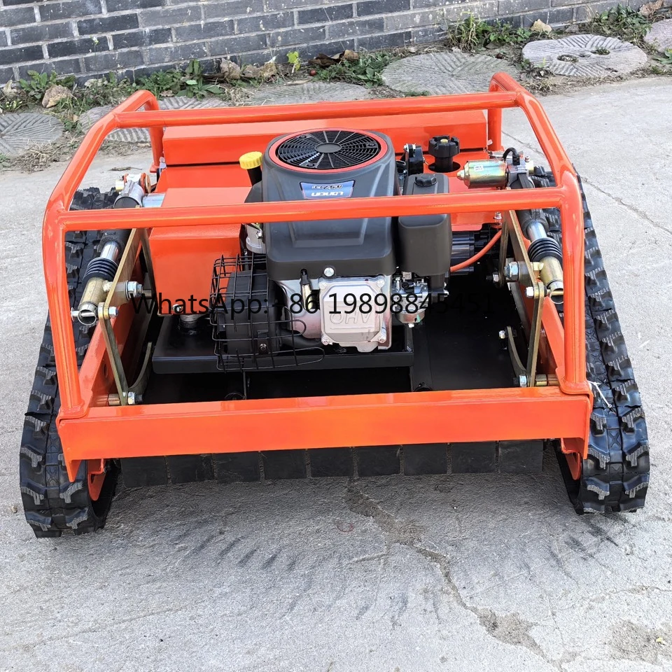 LM-860 공장 직판 CE 인증 크롤러형 신형 원격 제어 잔디깎이 농업용 잔디깎이