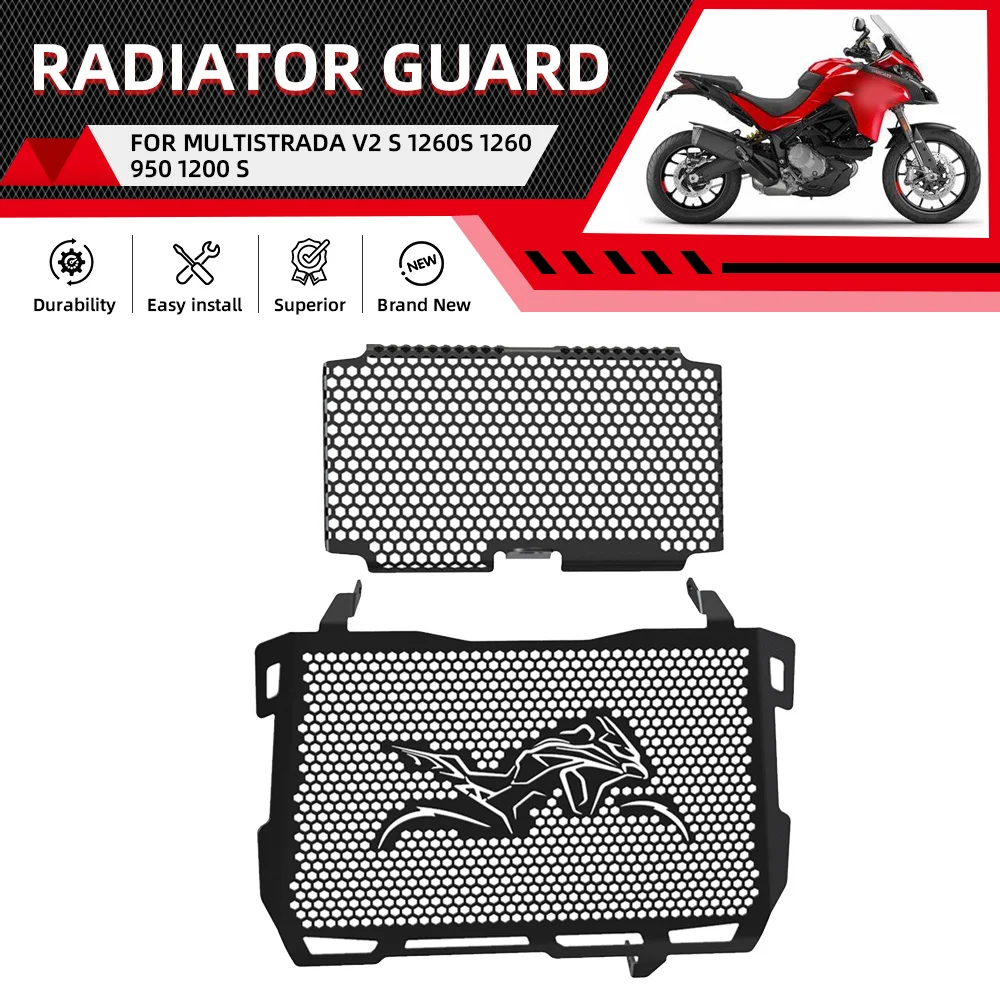 

For Ducati Multistrada V2 S 1260S 1260 950 1200 S Pikes Peak Motorcycle Accessories Radiator Guard Protector Grille Grill Cover