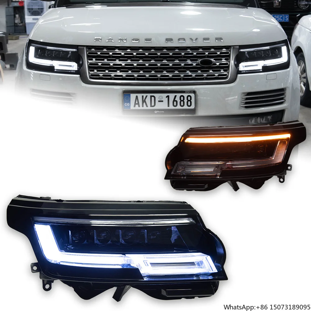

Car Lights for Range Rover Voque LED Headlight Projector Lens Dynamic Signal Head Lamp Front Headlights Drl Automotive Accessory