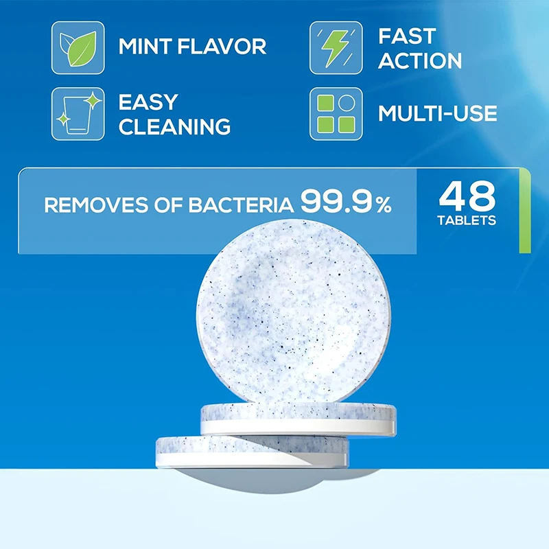 Таблетки для чистки бутылок с водой, стеклянная чашка, таблетка для чистки, термос из нержавеющей стали, стакан для чистки, таблетки для удаления пятен, запахов, 60 таблеток