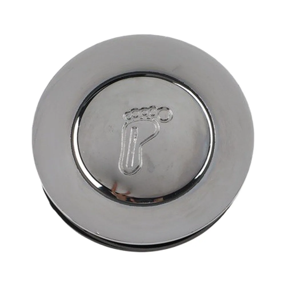 Shower Tub Waste Drain with Push Button Seal Mechanism Built for Long Term Use in Standard Bathroom Drain Installations
