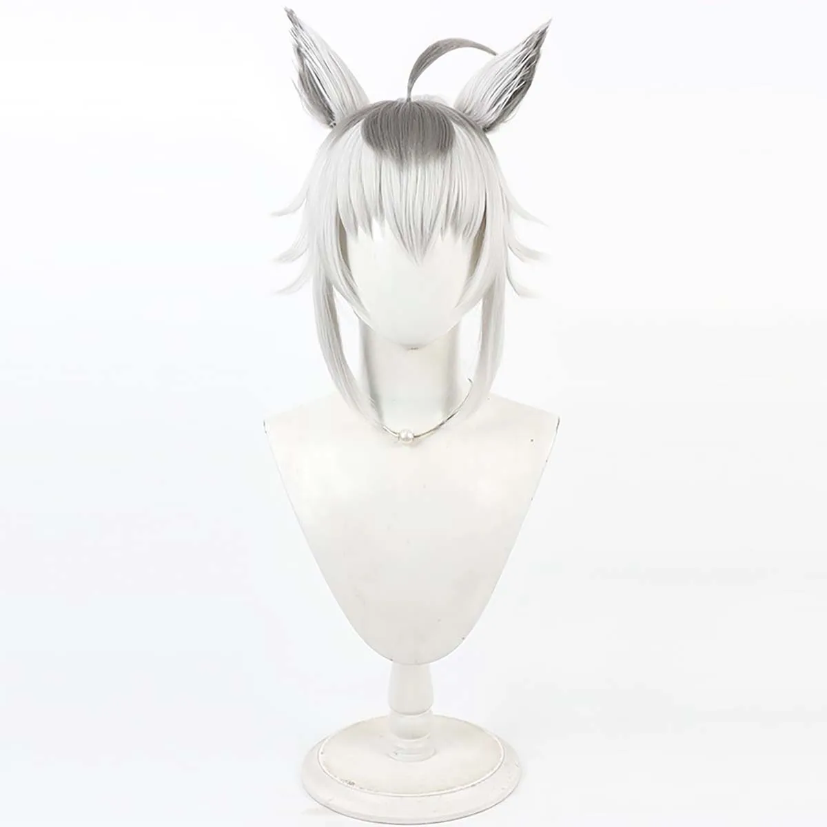 Game Roleplay Party Uma Musume: Pretty Derby Oguri Cap Gray Cosplay Wig