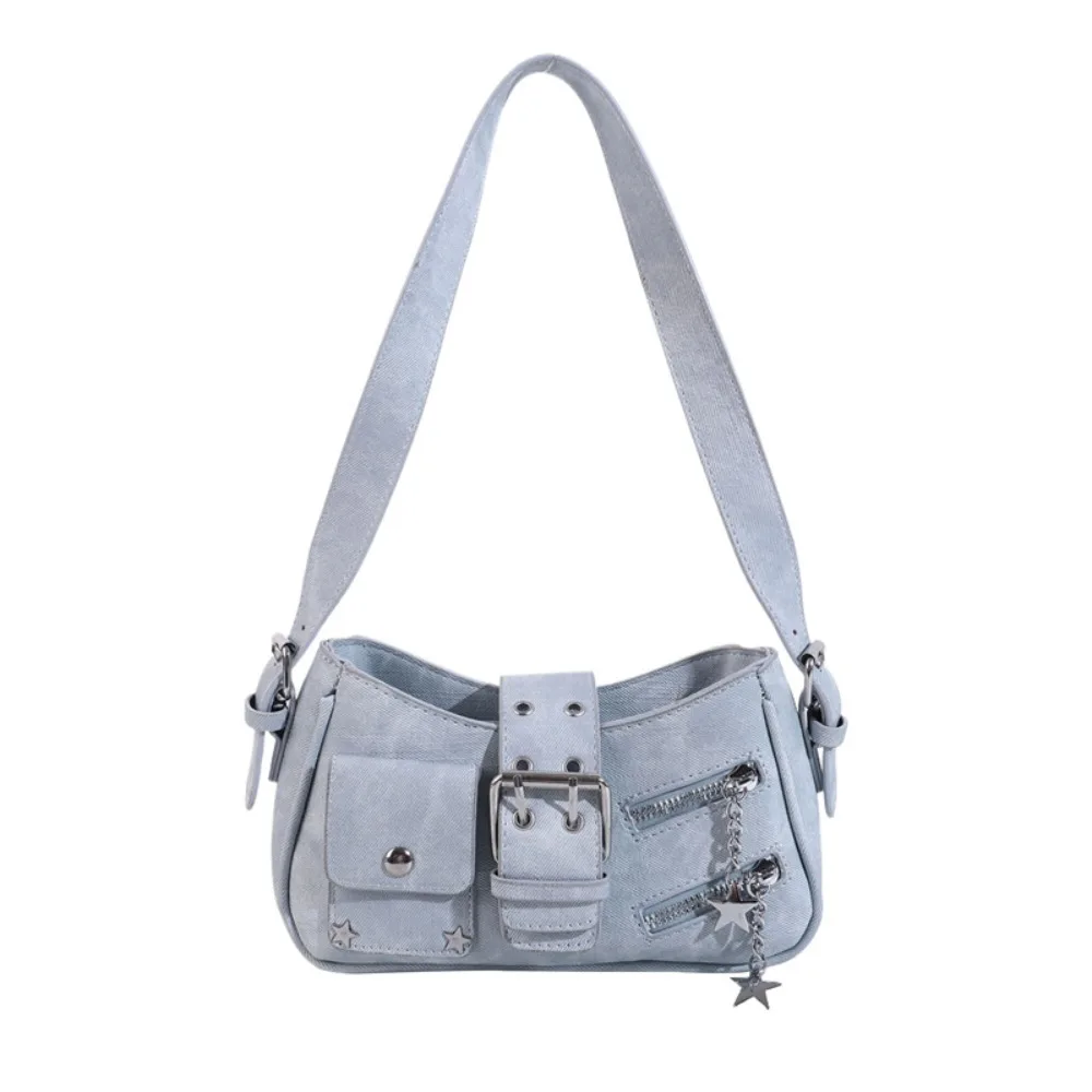 

Портативная сумка-клатч Y2K, сумка через плечо в стиле Star Armpit Bag, сумка через плечо Spicy Girl, ретро-сумка кросс-боди с заклепками для девочек