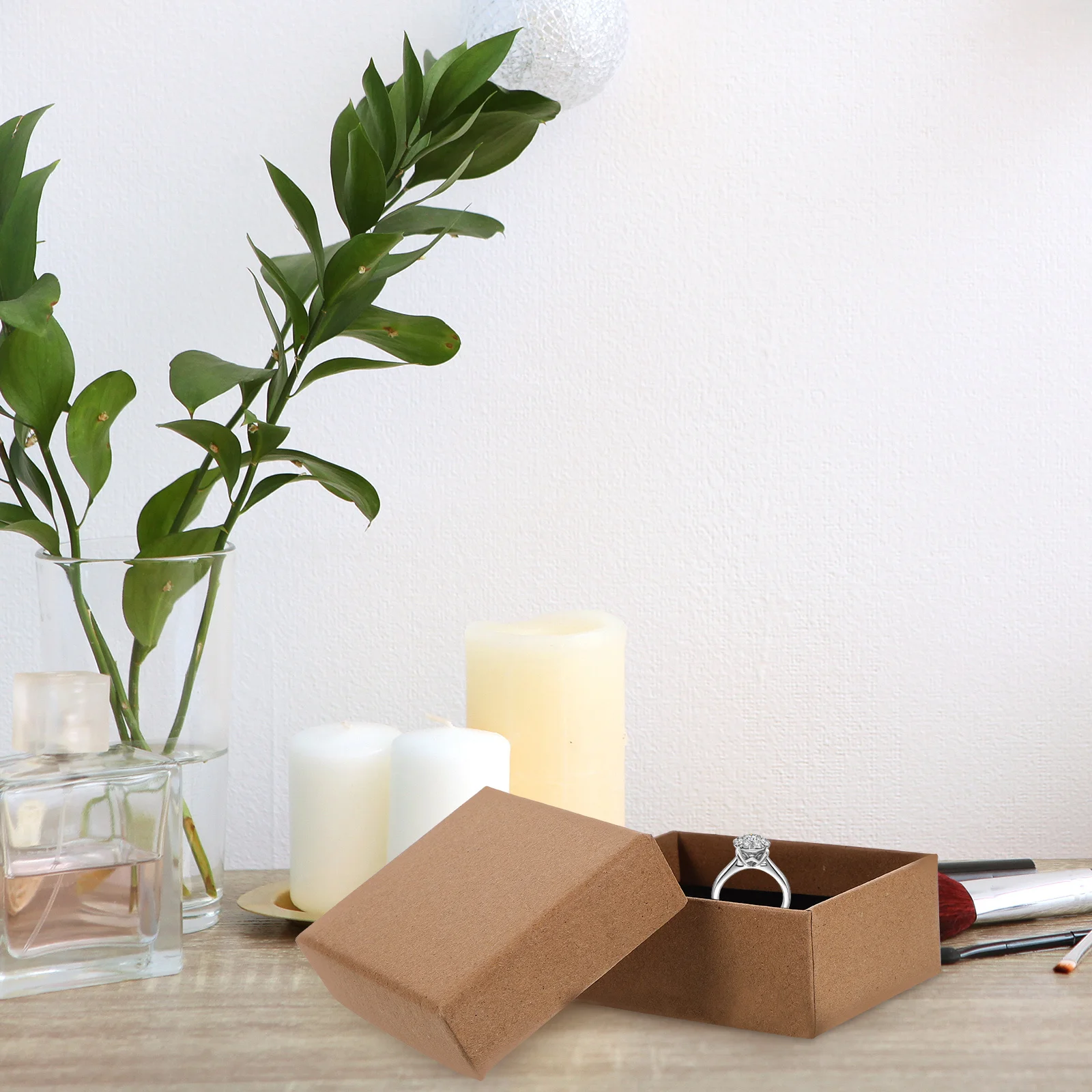 12Pcs Jewelry Gift Boxes for Necklaces Earrings Bracelets Small Storage Display Containers Kraft Small Gift Box