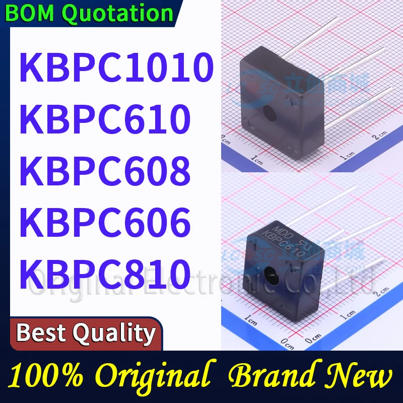 

5pcs/lot KBPC1010 KBPC610 KBPC608 KBPC606 KBPC810 In stock Original High quality