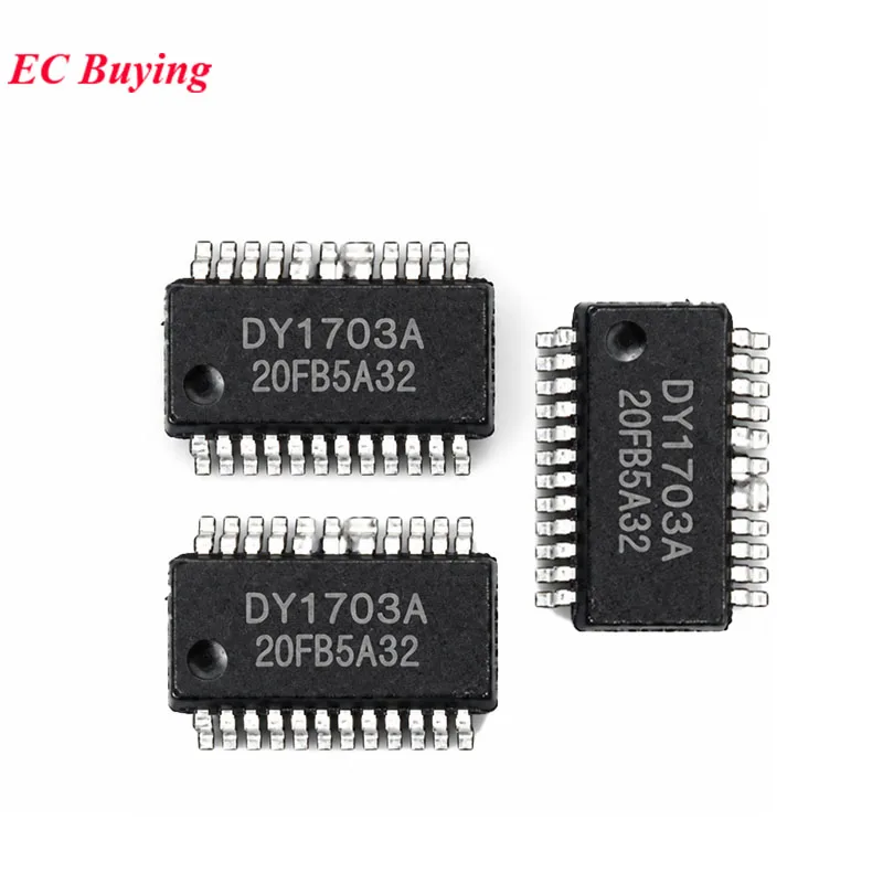 5 teile/los DY1703A DY1703 Chip Serial Port Ausgelöst IO Trigger Stimme Wiedergabe IC Controller Neue Original – Detail 3