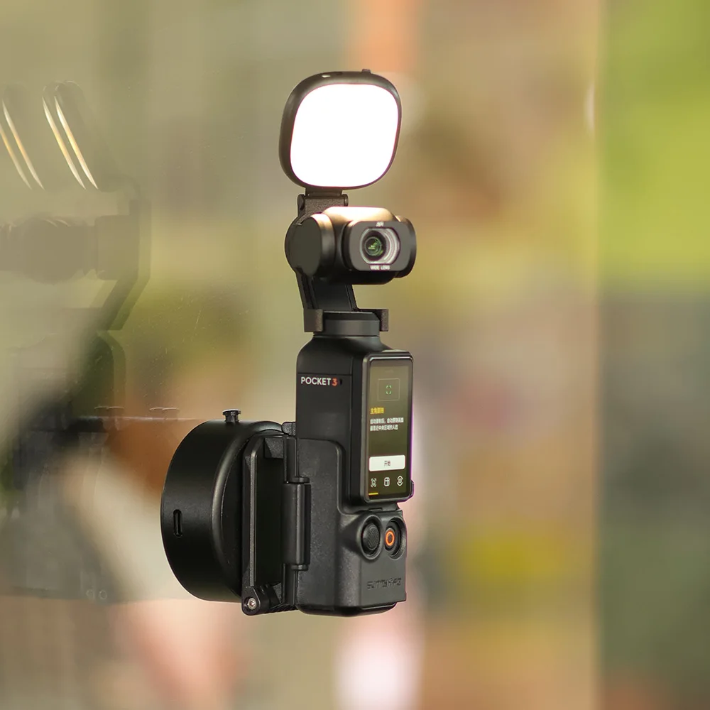 مناسبة لكاميرا DJI Osmo Pocket 3 الرياضية، ودعامة تثبيت كوب الشفط المغناطيسي، ومحول لملحقات الكاميرا الرياضية