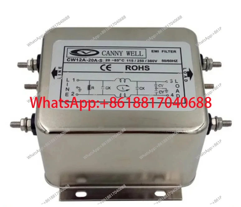 Power  filter CW12A 50A 60A 10A 20A 30A 40A S single-phase AC 220V purification