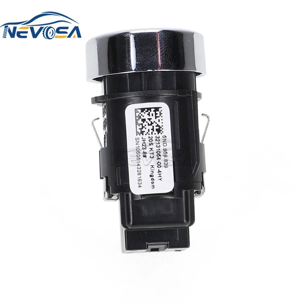 NEVOSA  5N0959839 5N0959839A 5N0959839B Engine Start Stop Switch Button For VW Golf Plus Sharan TIguan Seat Alhambra 2008-2021