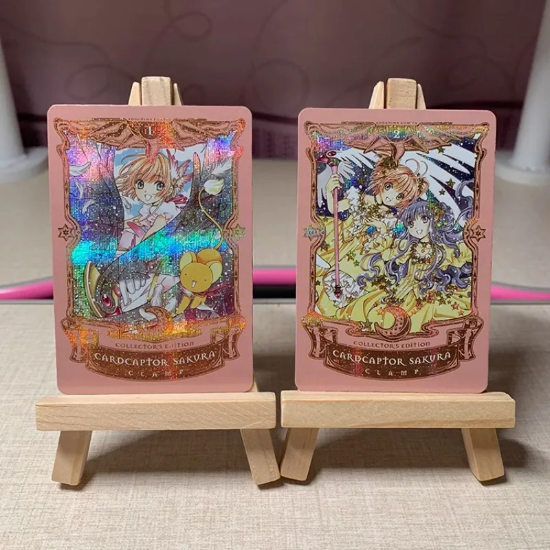 DIY CARDCAPTOR SAKURA Sealing and Painting Flash Card A Set of Nine Sheets Anime Peripheral Game Collection Card Holiday Gift