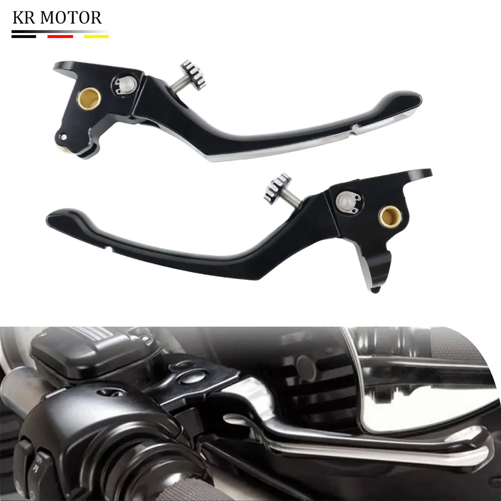 Motorcycle Adjustable Brake Clutch Handle Levers For Harley Touring Street Glide CVO Road King Special FLHTCU FLHX 2014-2016