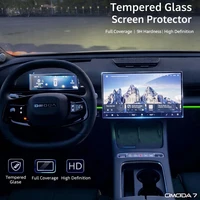 Película protectora de pantalla de vidrio templado para OMODA 7 C7 2025 2026 15,6 pulgadas centro de navegación GPS para coche táctil y instrumento de 8,8 pulgadas