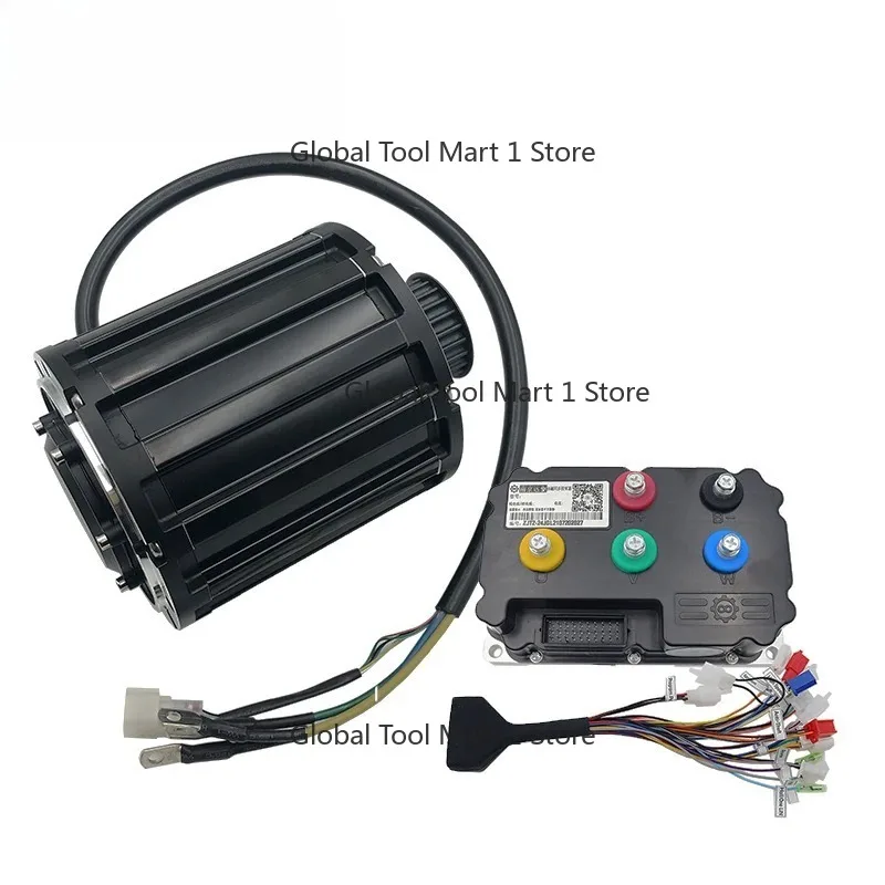 

QS120 2KW 70H 72V Mid Drive Motor Belt Sprocket Type With FarDriver ND72300 Controller Bluetooth For Electric Motorcycle Scooter