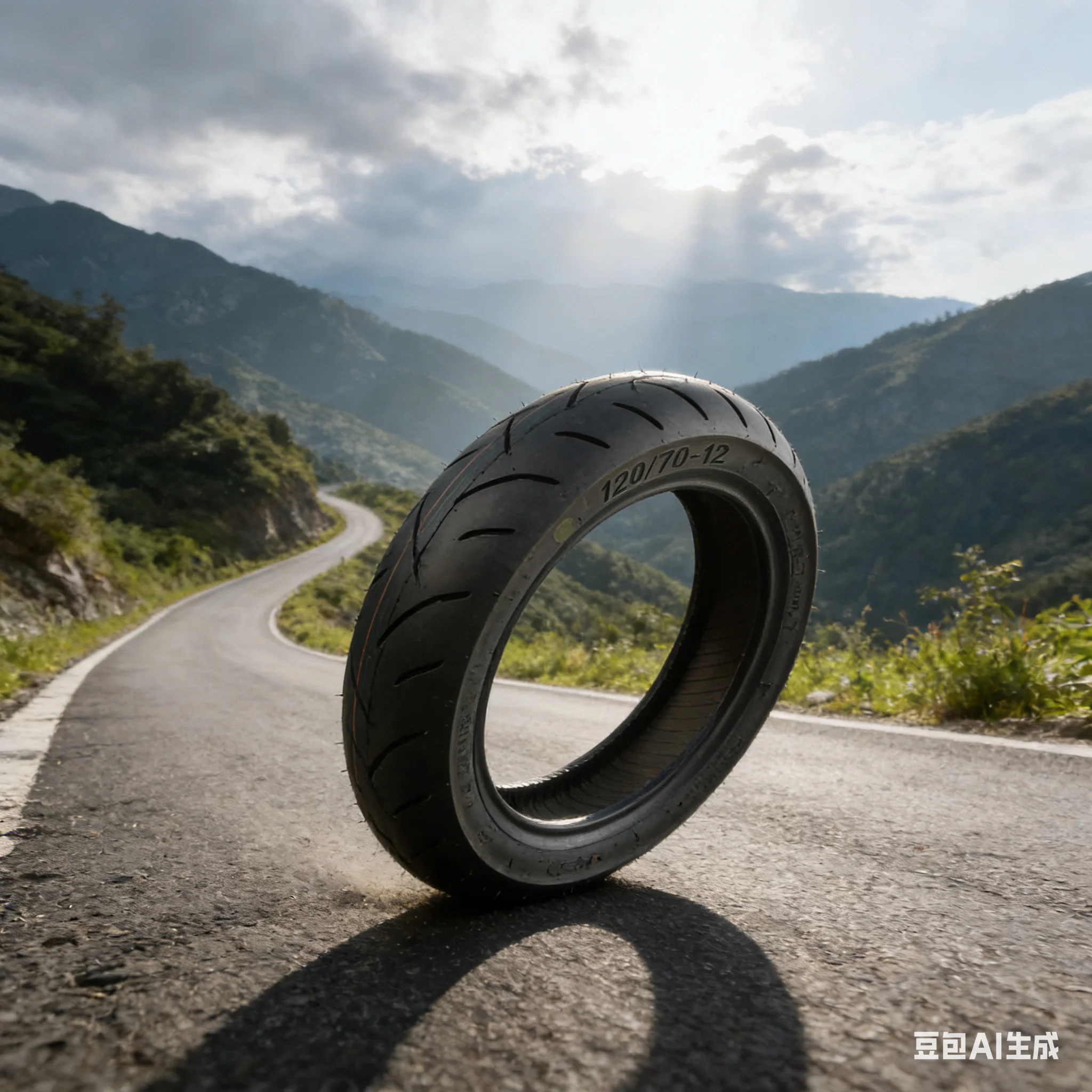 

120/70-12 Vacuum Tire Electric Vehicle Tire Tubeless For Electric Scooter Balancing Car Thickening Tubeless Explosion-proof Tyre