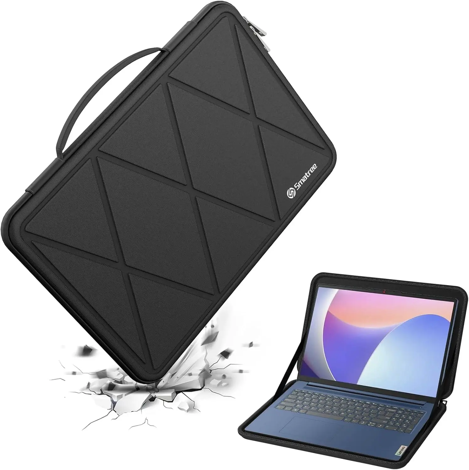 

Жесткий защитный чехол из этиленвинилацетата Smatree для Lenovo IdeaPad Slim 3i Gen 8 16 дюймов, Legion Slim 7 Gen 7, Yoga, сумка для ноутбука