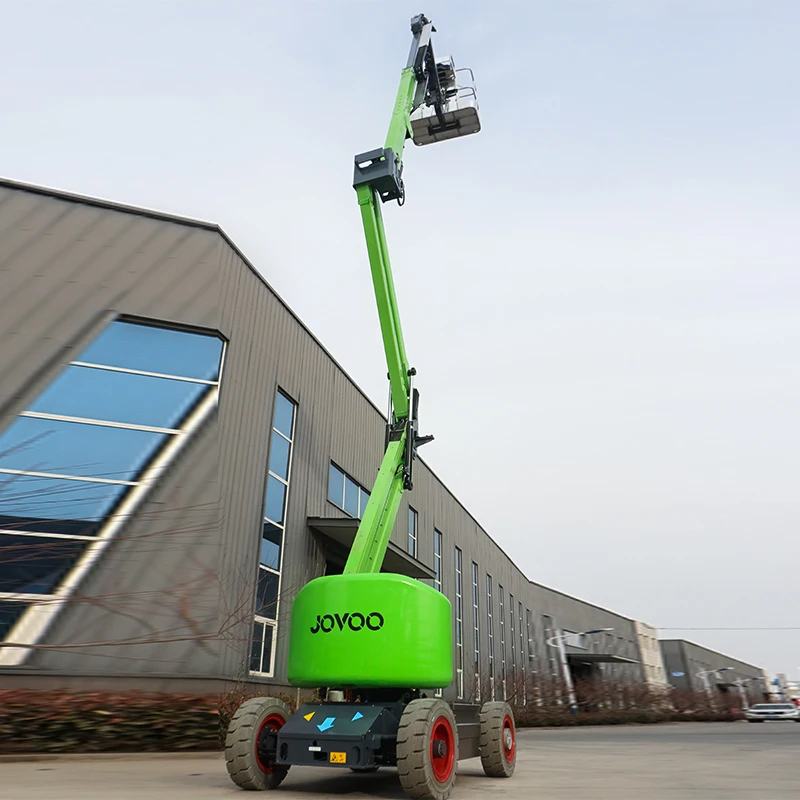 MORN 12m-22m Self-Propelled Boom Lift Aerial Work Lift Electric Telescopic Articulating Boom Lift For Building Construction