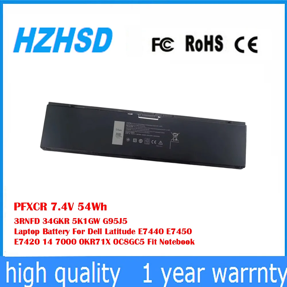 

Новый оригинальный аккумулятор PFXCR для ноутбука Dell E7440 E7420 451-BBFS 451-BBFT 451-BBFV PFXCR T19VW G0G2M, 11,1 В, 34 Вт/ч, 3060 мАч
