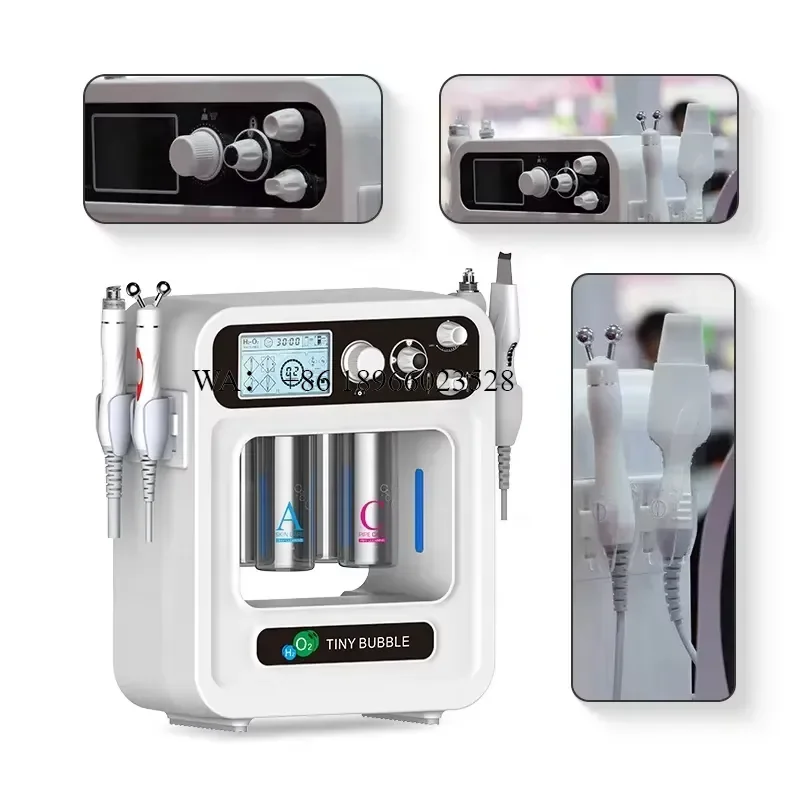 WMWMNU 4 in 1 Hydra Water Peel Microdermabrasion Hydrodermabrasion Facial for Care Beauty Device