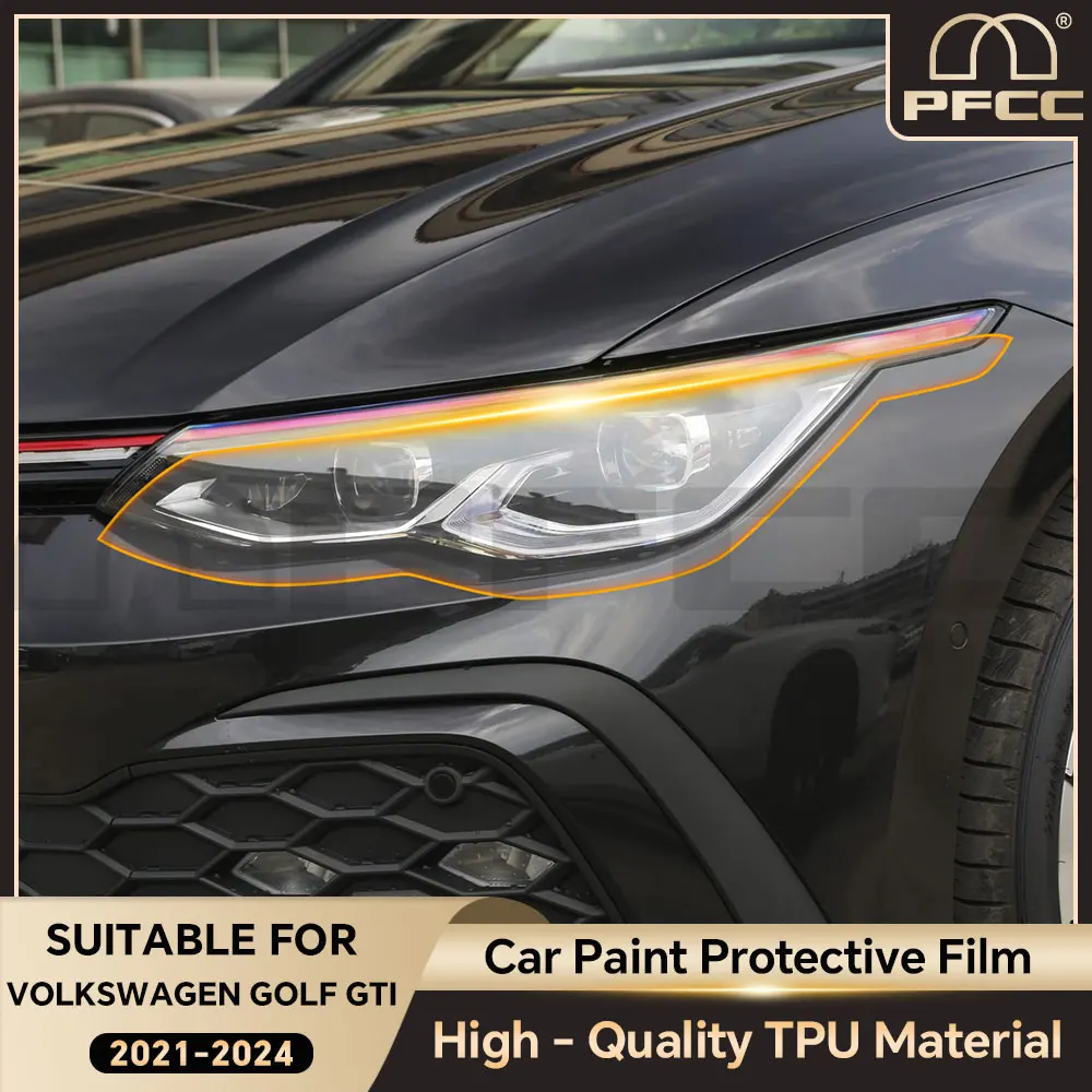 

PPF for Volkswagen GOLF GTI 2021-2024 8.5Mil Pre Cut Paint Protection Film Transparent Wrap Clear Protective Sticker