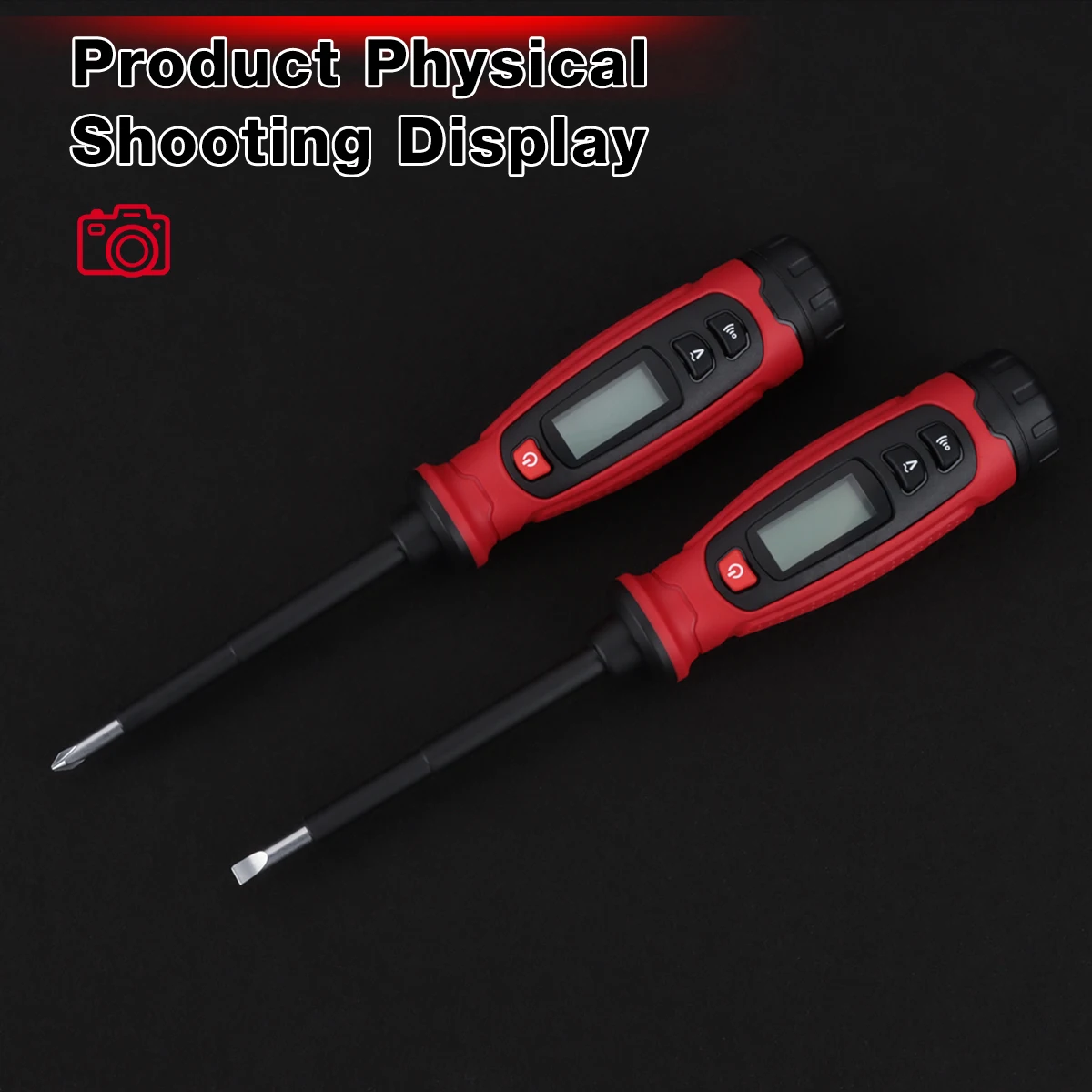 HT95B Digitaler AC-Spannungsprüfer Schraubendreher 3V-500V Berührungsloser Spannungsdetektor Leiter-/Neutralleiter-Test LCD-Anzeige Elektrischer Prüfstift – Detail 17
