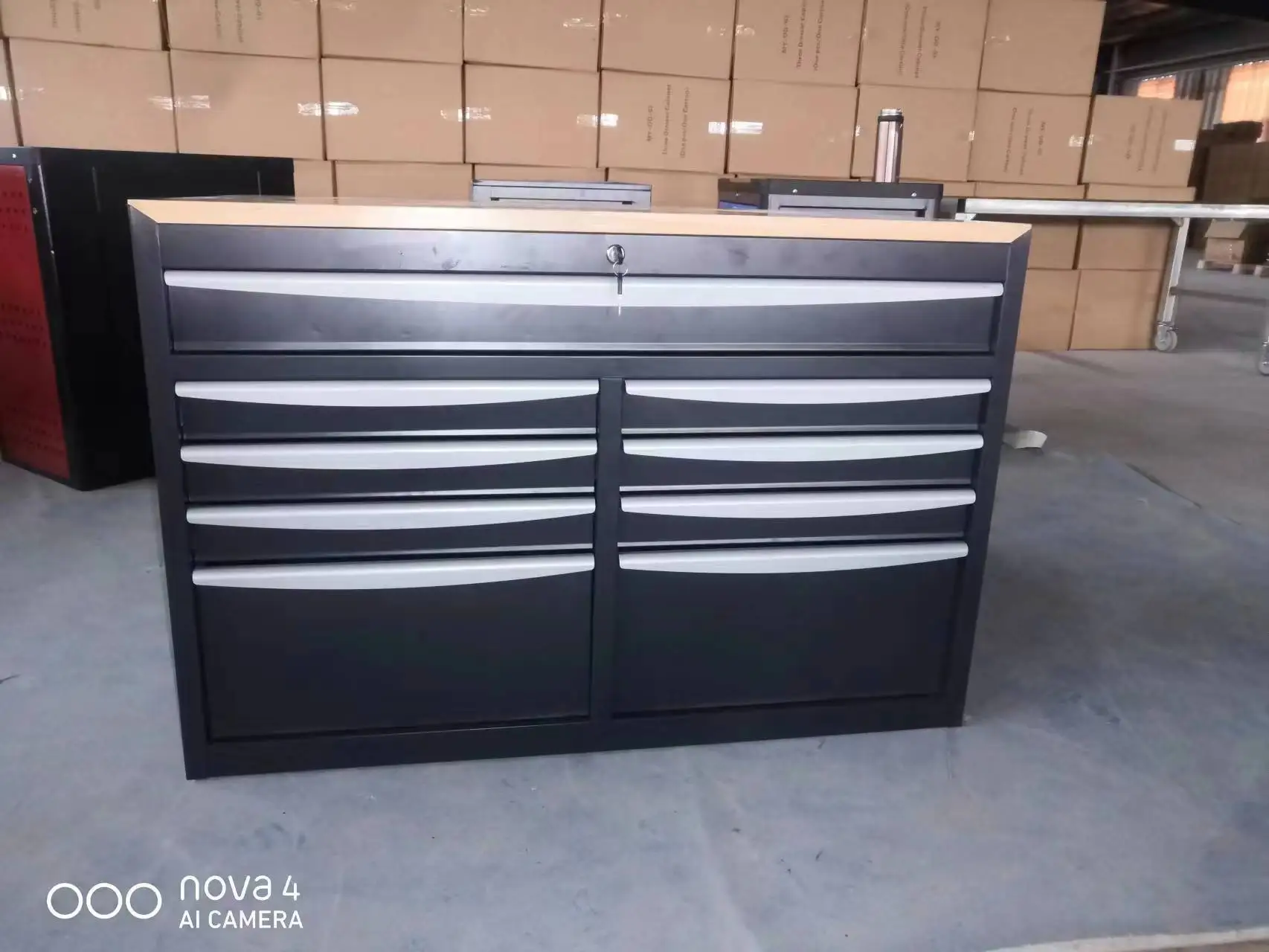 2025Heavy Duty Steel Rolling Tool Cabinet Multi-Functional Workshop Repair Trolley Customizable OEM Support