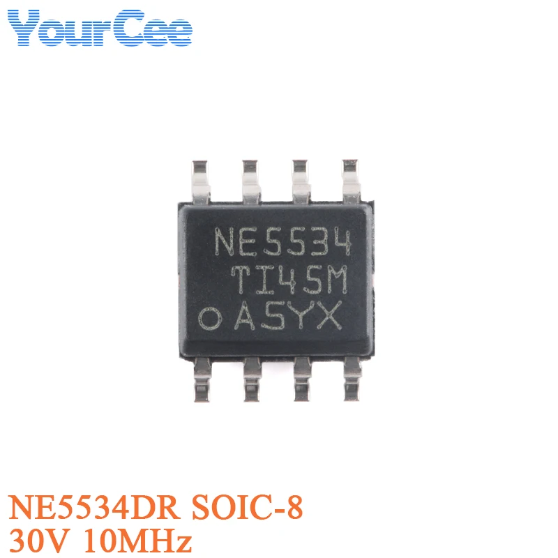 5pcs NE5534DR NE5532 NE5532ADR SOIC-8 NE5532A Dual Low Noise Operational Amplifier Chip SMD IC Integrated Circuit