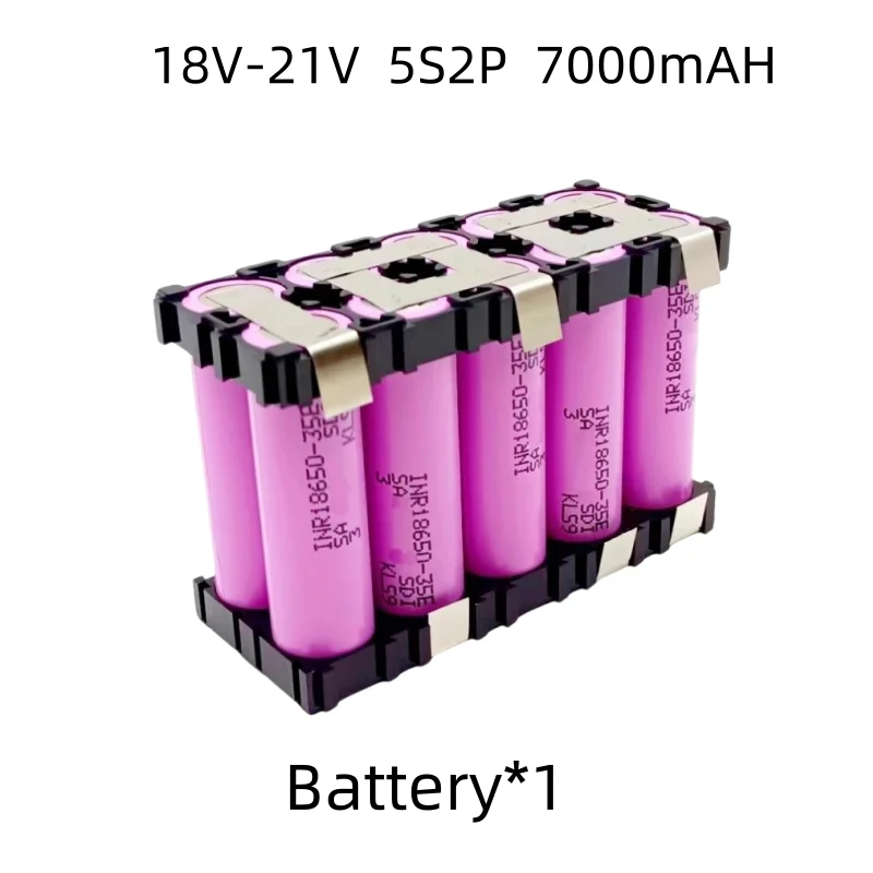 NEW 20A 18650 35E 3500mAh 7000mAh 2S 3S 4S 5S 6S /1P 2P 7.4V 12.6V 14.8V 18V 25.2V For Screwdriver batteries weld battery pack