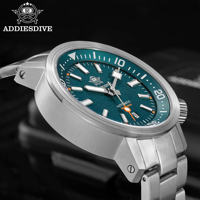 

Мужские часы ADDIESDIVE BGW9 Luminova, водонепроницаемость 200 м, сапфировое стекло, автоматический механический механизм 8215, нержавеющая сталь