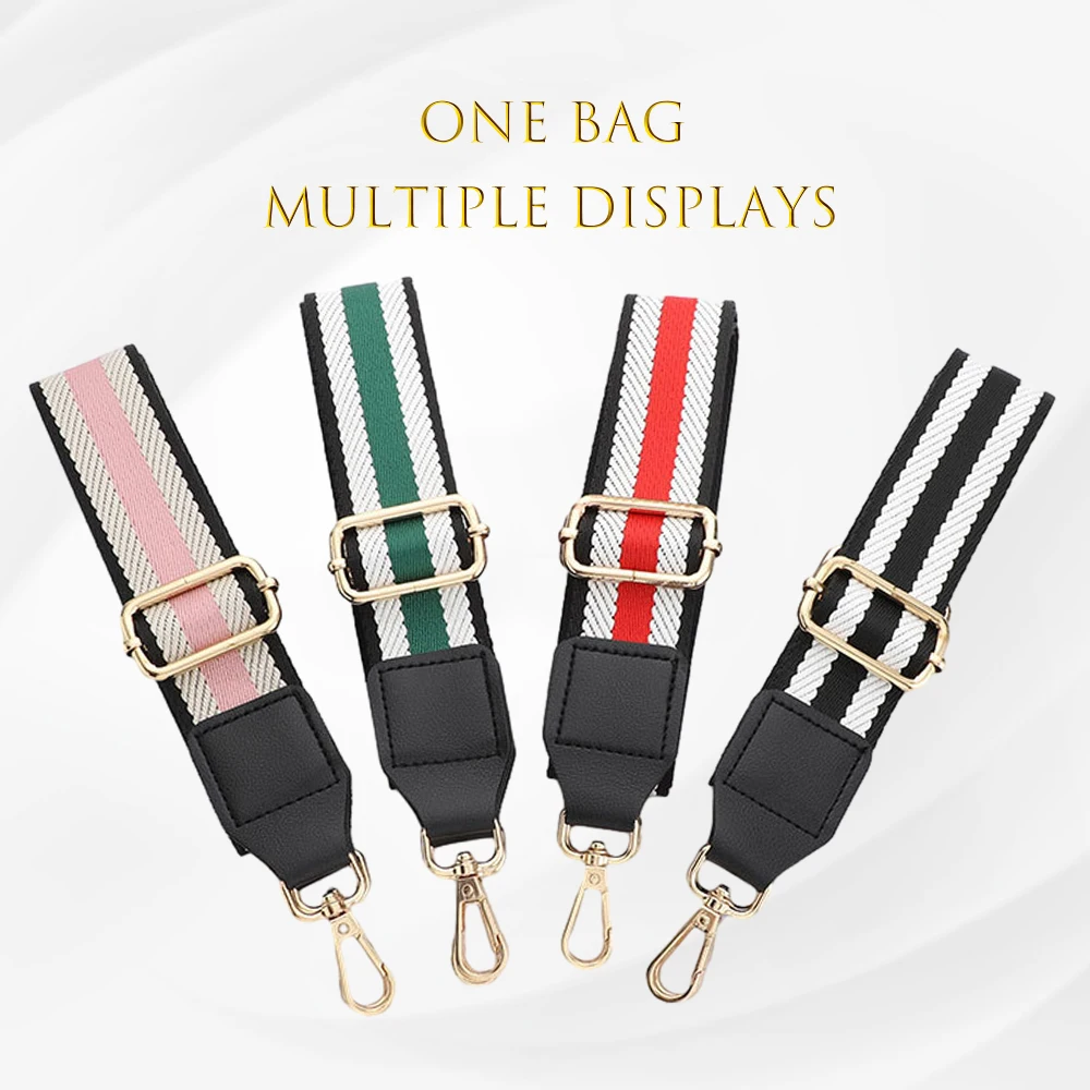 Adjustable Length Bag Strap Replacement Bag Belt New Fashionable Colourful Holding Strip Detachable Accessories For Handbags