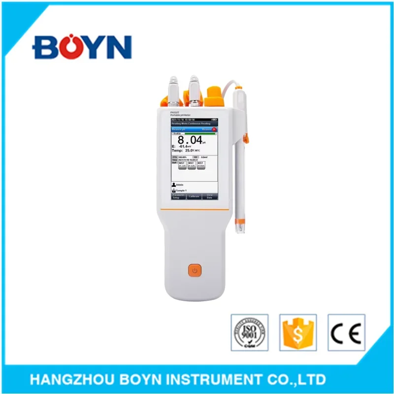 PH310T Portable waterproof high indurtial laboratory digital LCD display Automatic/Manual temperature compensation ph meter