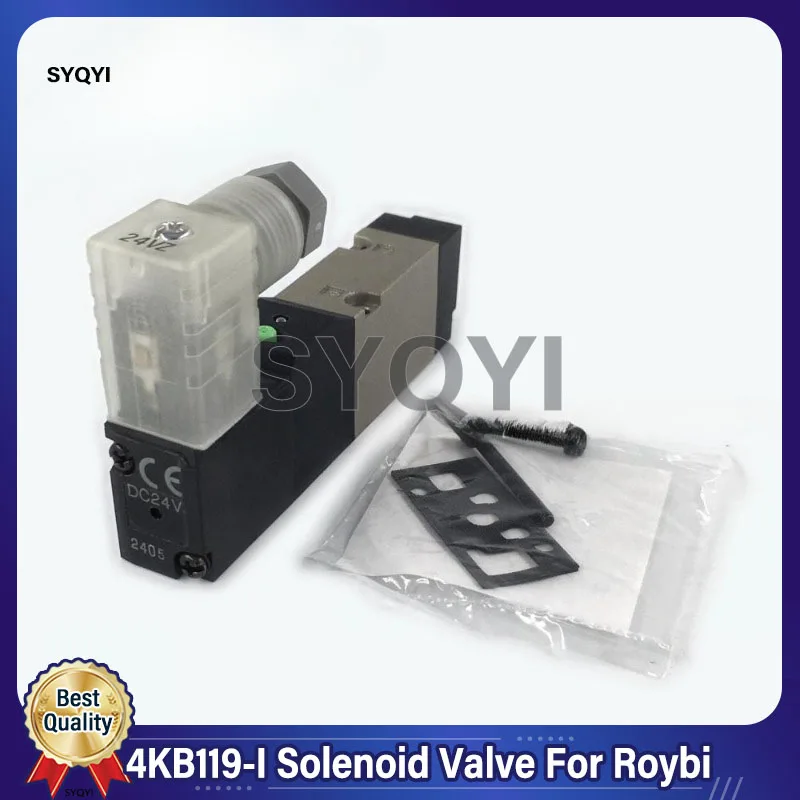 1Piece Best Quality 4KB119-I Solenoid Valve DC24V For Roybi Printing Machine Parts 4KB119I