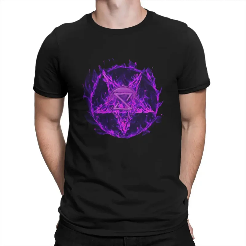 

Футболка Dark Magic мужская с коротким рукавом, крутая винтажная рубашка с круглым вырезом, топ из чистого хлопка, подарок на день рождения