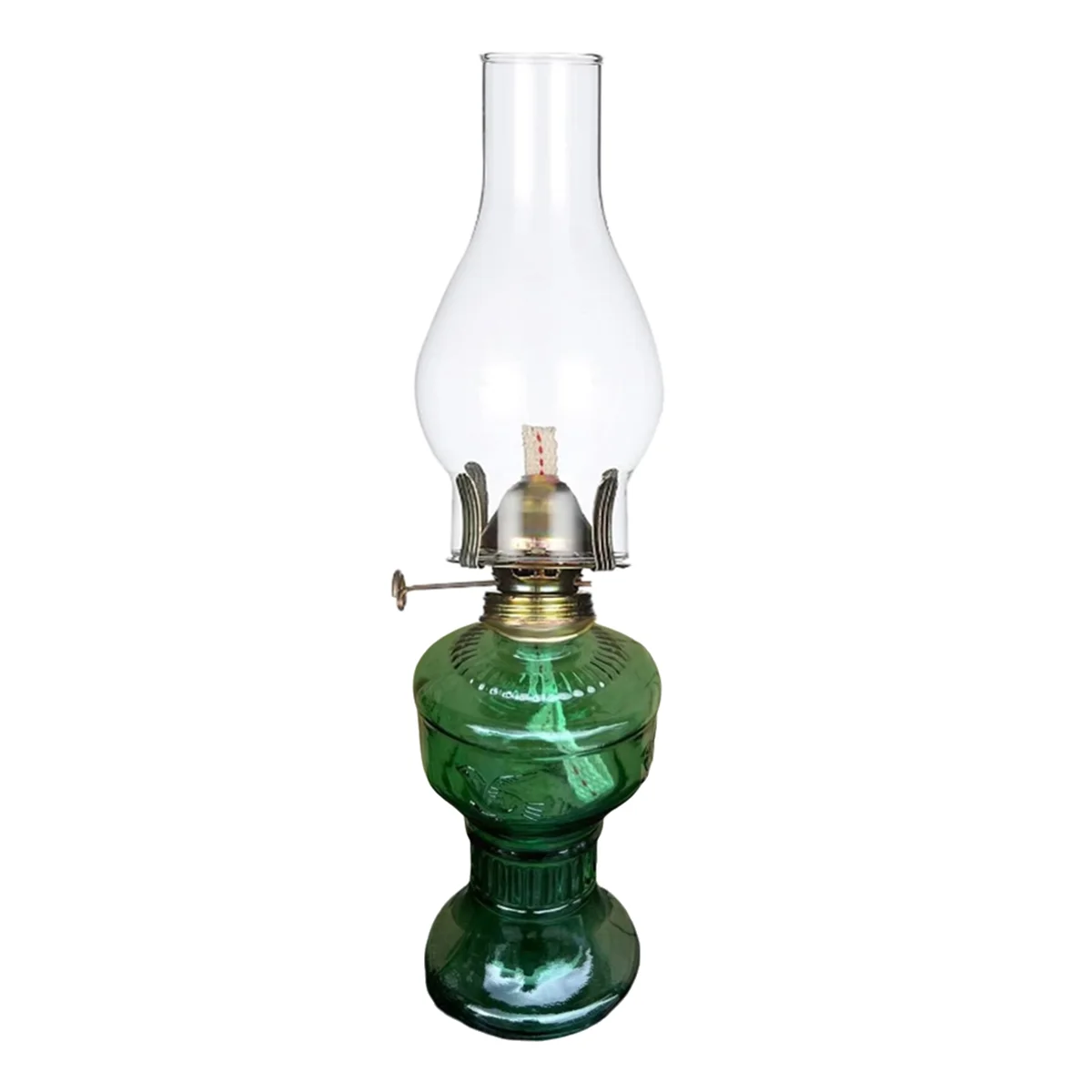 

Rustic Oil Lamp Vintage Glass Coal Lamp Oil Lamps for Indoor Use Home Decor Lighting Oil Lantern