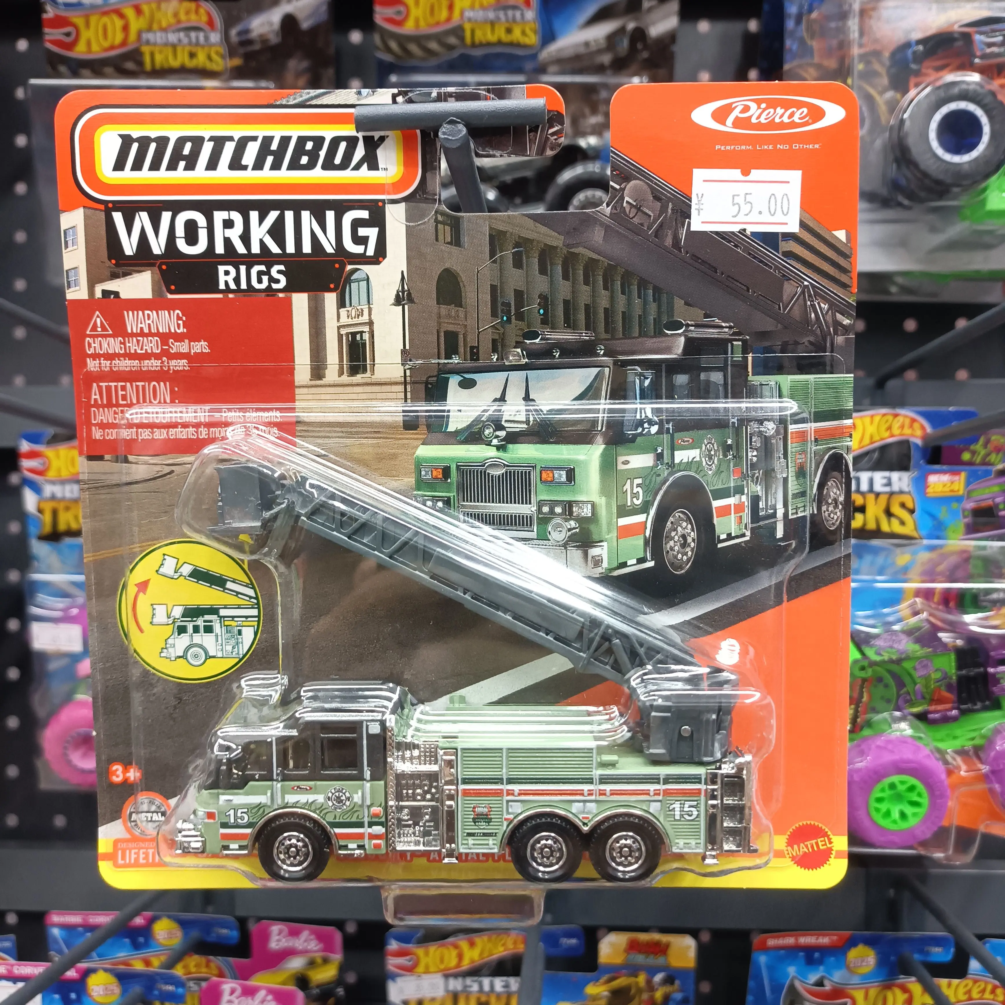 Caja de cerillas genuina 1/64 Jcy27, serie de vehículos de ingeniería, motor de bomberos, excavadora, camión mezclador, vehículo coleccionable fundido a presión, juguete para niño