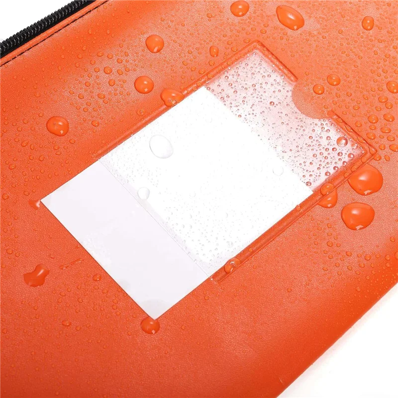 Set Tas Uang Praktis-10 Buah dengan Ritsleting, Kantong Uang, Tas Setoran Bank Keamanan 10 Warna, Kit Tas Uang Tunai dengan Label Mo