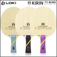 Original LOKI Kirin K5 K6 K7 Table Tennis Blade Full Wood Elastic Ping Pong Blade with Clear Touch Fast Attack with Loop Drive