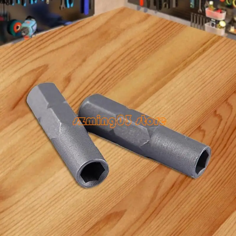H9ec 2pcs محولات محرك لمقبس بتات 4 مم و 6.35mm 1/4 "محول بتات بت