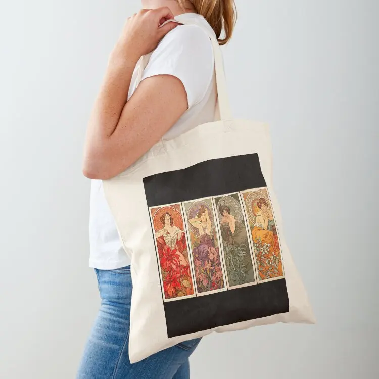 

Alphonse Mucha Precious Stones Art Nouveau Tote Bag hand bag tote bag university cute tote shopping