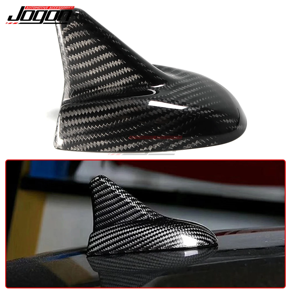 Real Dry Carbon Fiber Roof Shark Fin Trim Antenna Cover For Maserati Quattroporte M156 Ghibli M157 Levante 2013 2014 2015-2020