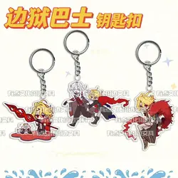 Limbus Company Anime Keychain Women Cartoon Acrylic Key Chain Man Key Ring Pendant Ornament Accessories Friend Gift