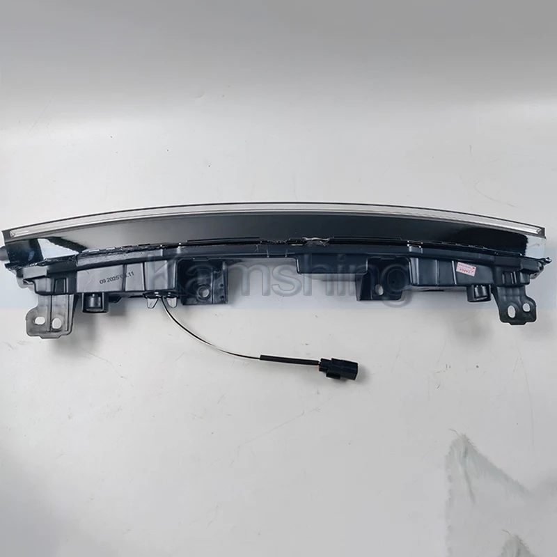 Car Front Through Light For Changan CS75 Plus 2020-2022 Front Middle Lamp Daytime Running Light Front Bumper Grille Lamp