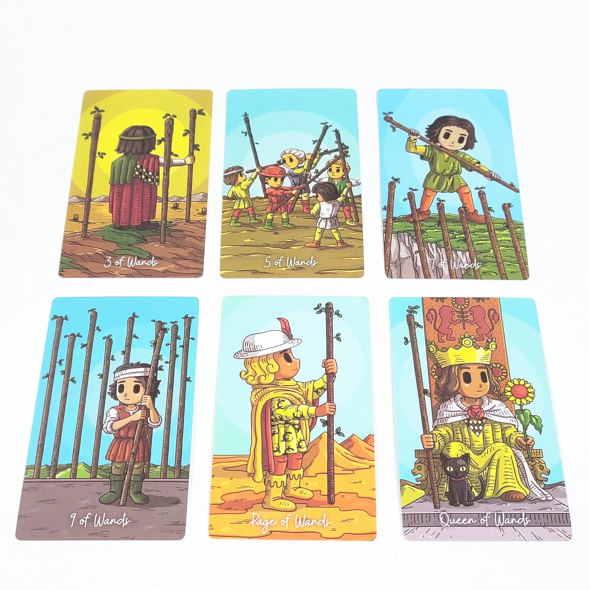 12*7cm Cute Smith Tarot Deck Oracle Cards Entertainment Card Game For Fate Divination Hobby Tarot Card With Paper Manual