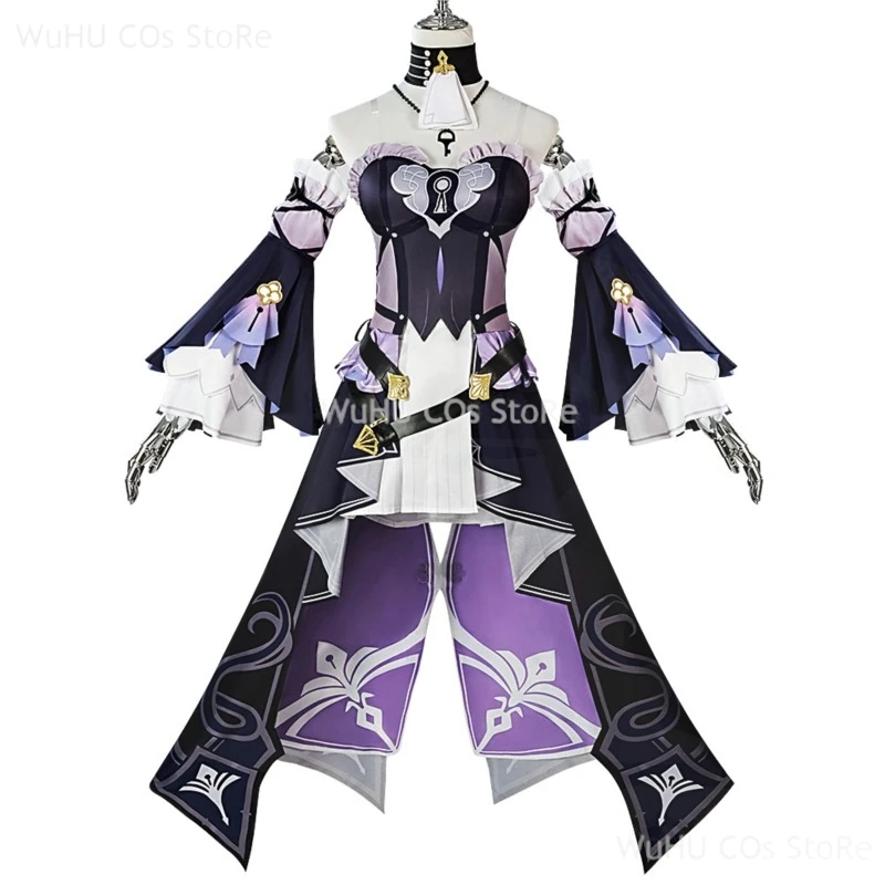 Game Honkai Star Rail Cosplay Herta Cosplay Wig Herta Cosplay Party Role Play Outfit Halloween Dress Costume Shoes Anime Uniform