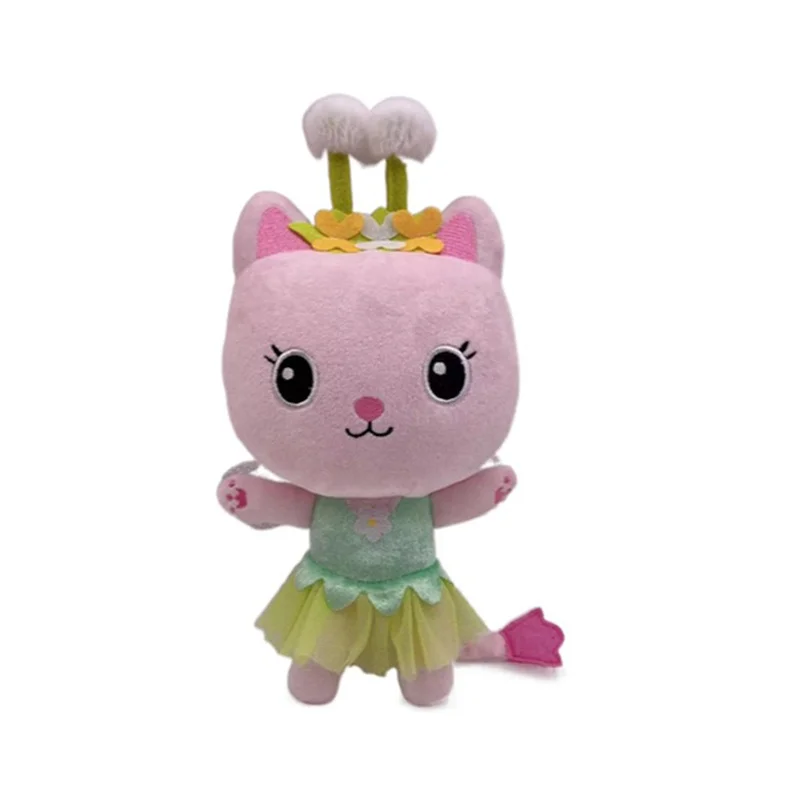 25Cm Gabby Dollhouse Lovely Plush Gaby Toy Plush House Cat Doll Cartoon Stuffed Animals Mermaid Cat Plushie Dolls Kids Toys