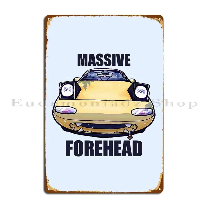 Massive Forehead Metal Plaque Poster Rusty Club Club Bar Customize Cinema Tin Sign Poster